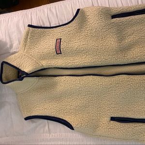 Youth Vineyard Vines Sherpa Vest - Worn one time and fits like Womens Small